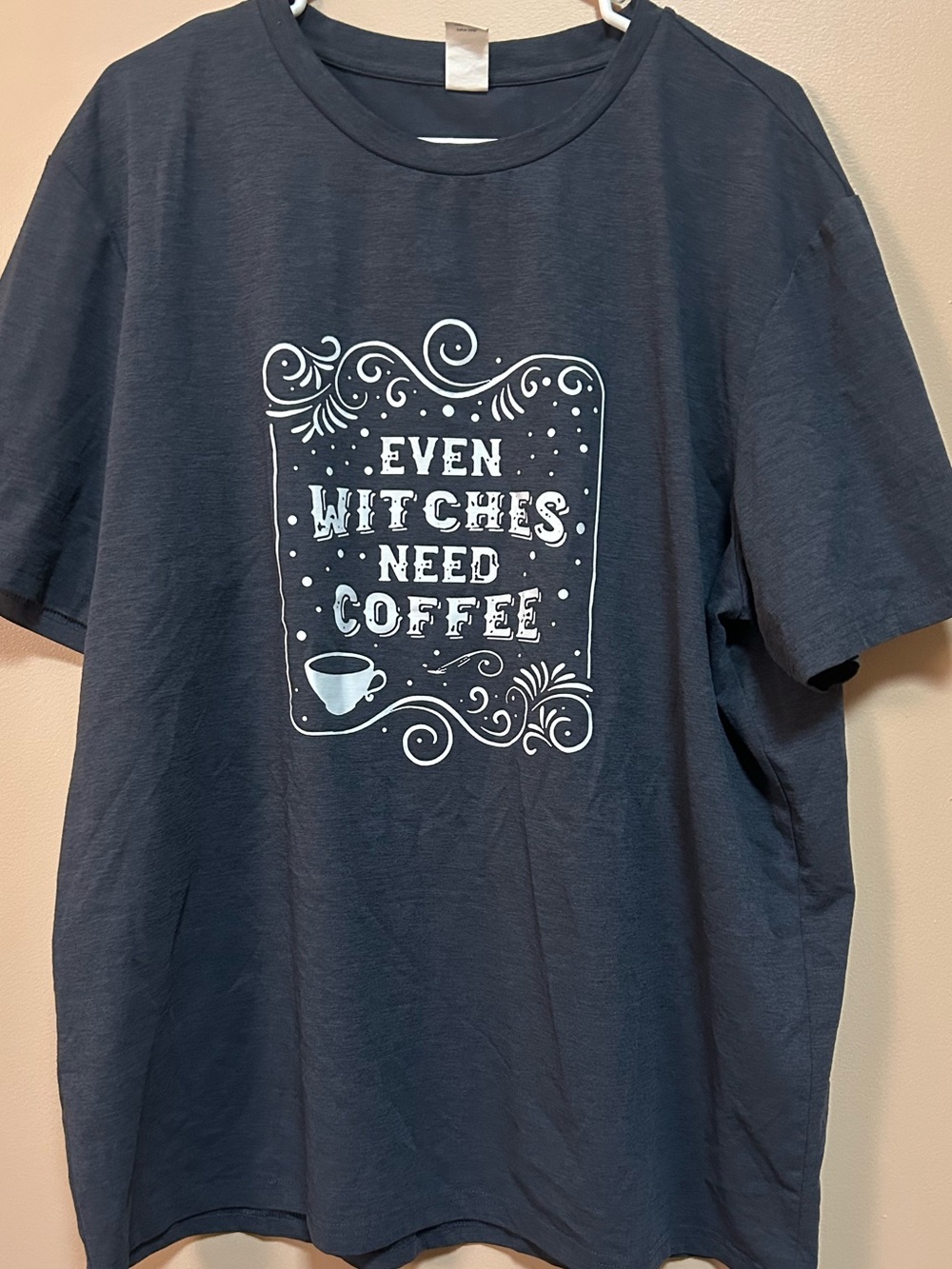 Graphic Tee - Even Witches Need Coffee - Black